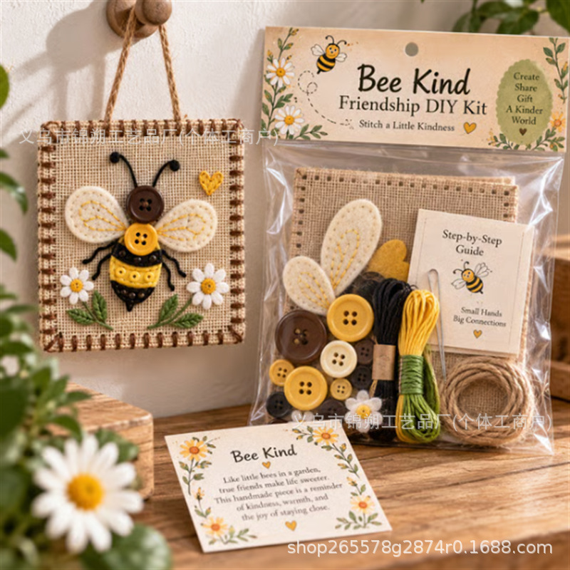 Cute Portable DIY Button Frien - Art Craft Kit ulasan dan harga