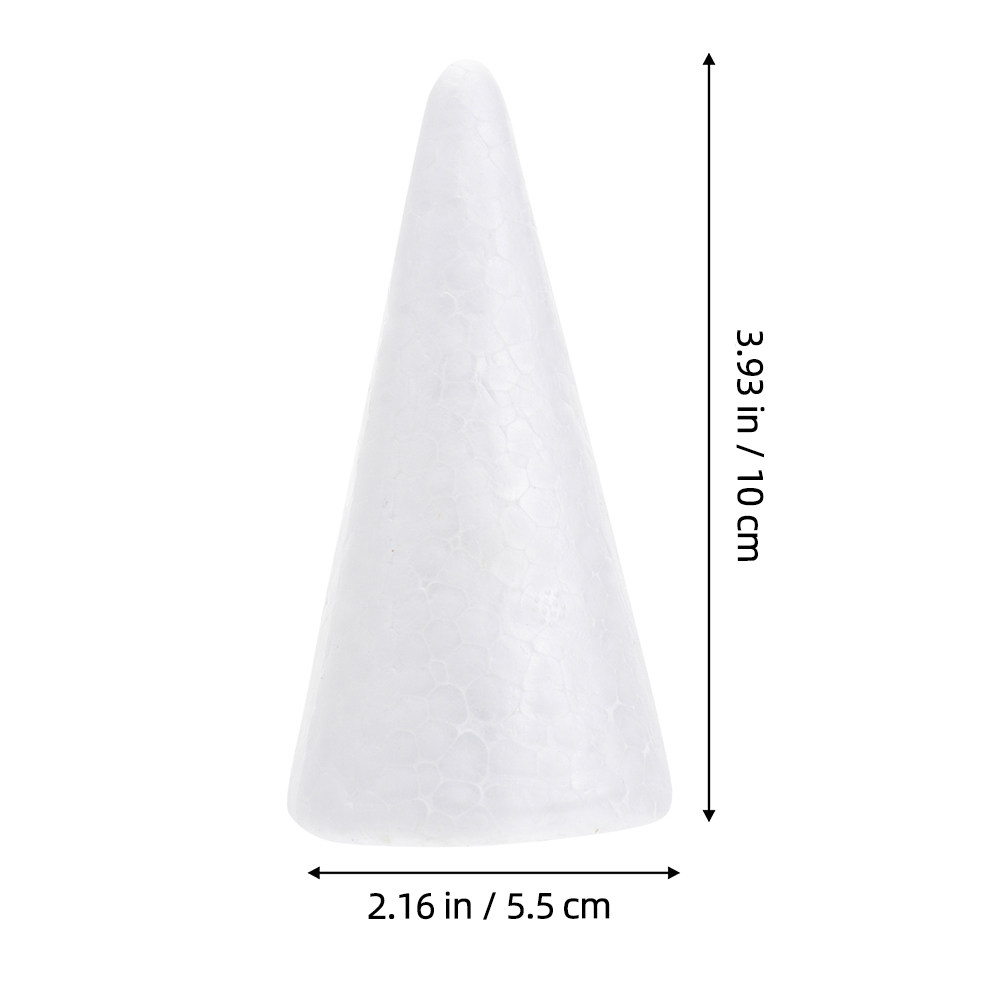 24Pcs Foam Cones for Crafts Co - Art And Craft For Nursery ulasan dan harga
