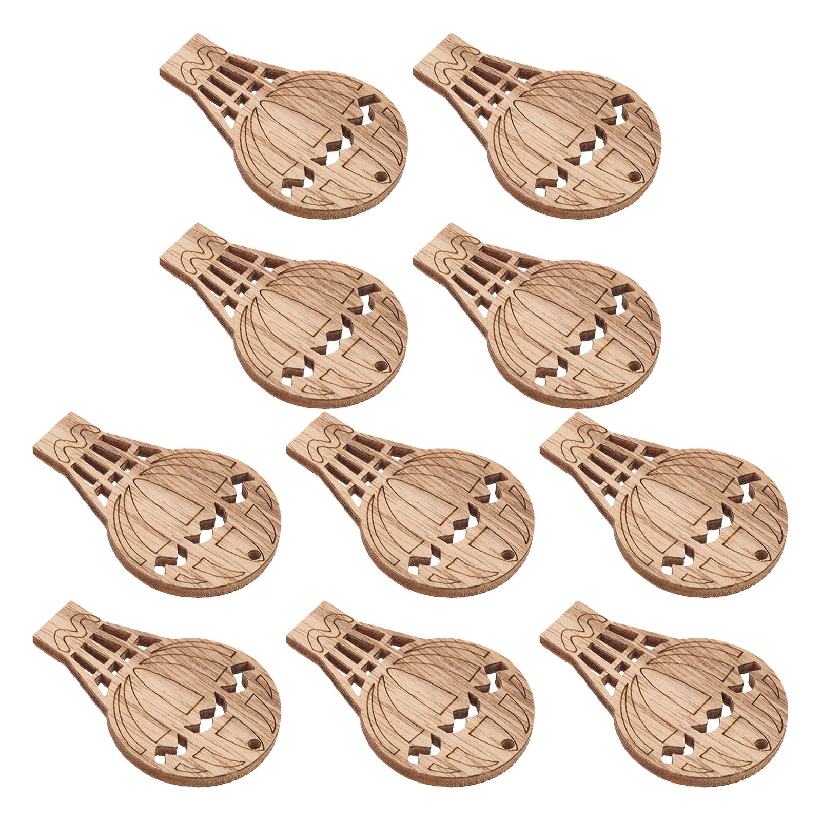 10Pcs Wooden Hot Air Balloon W - Art And Craft For Nursery ulasan dan harga