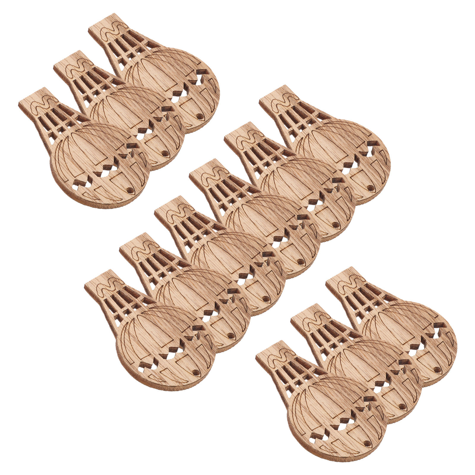 10Pcs Wooden Hot Air Balloon W - Art And Craft For Nursery ulasan dan harga