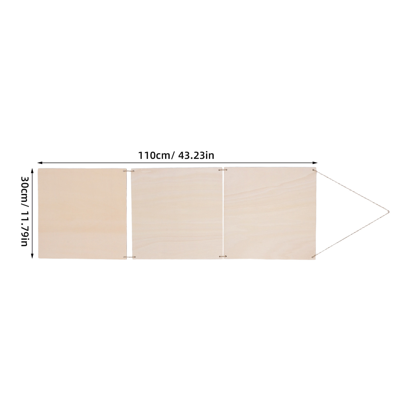 Blank Wooden Hanging Signs Unf - Art And Craft For Nursery ulasan dan harga