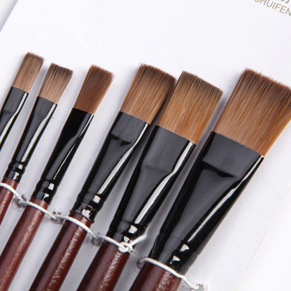 6Pcs Nylon Acrylic Oil Paint G - Gouache Paint Set ulasan dan harga