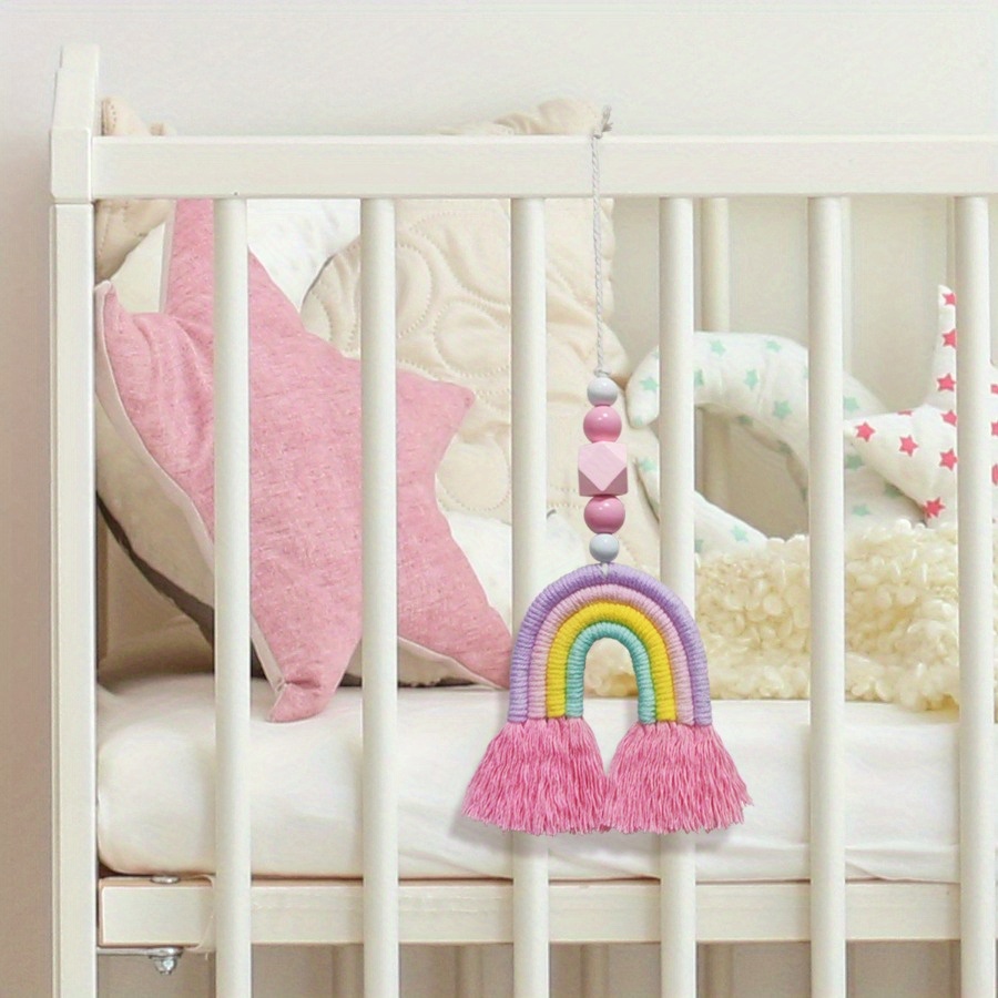 Rainbow Wind Chimes Weaving Mi - Art And Craft For Nursery ulasan dan harga