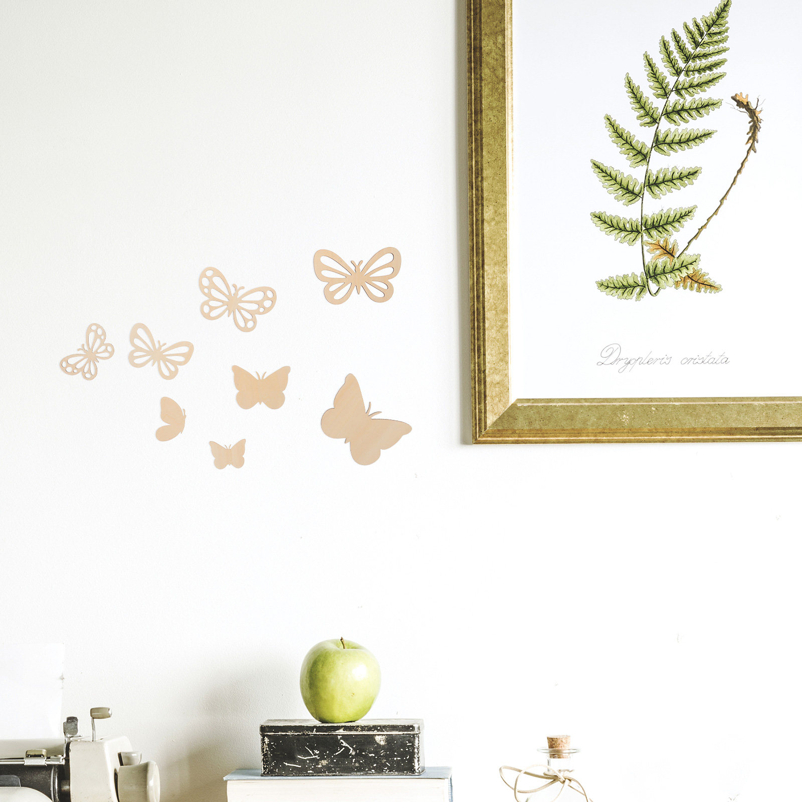 16pcs Unfinished Wood Butterfl - Art And Craft For Nursery ulasan dan harga