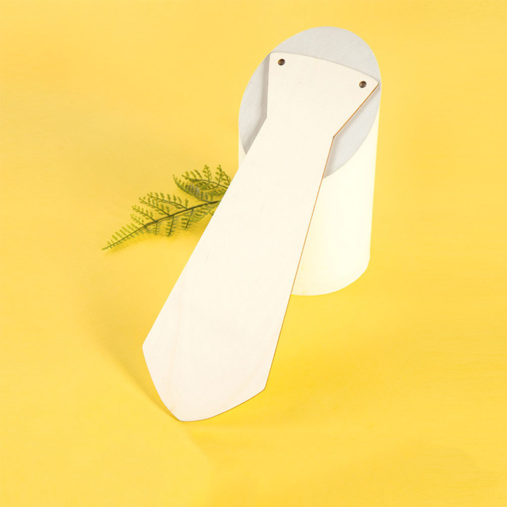 5Pcs Wooden Necktie DIY Painti - Art And Craft For Father'S Day ulasan dan harga